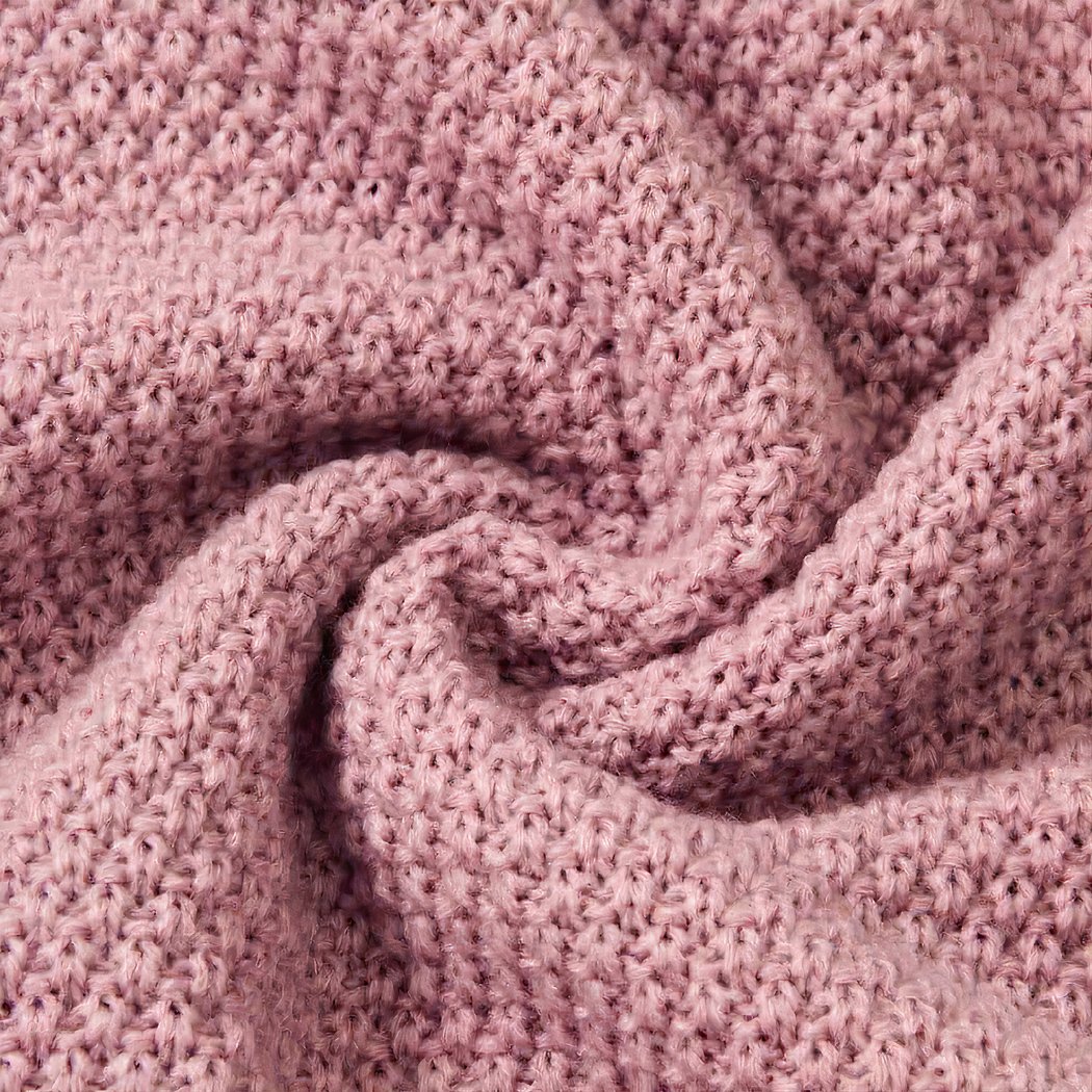 Couverture tricotée à la main couverture tricotée chunky