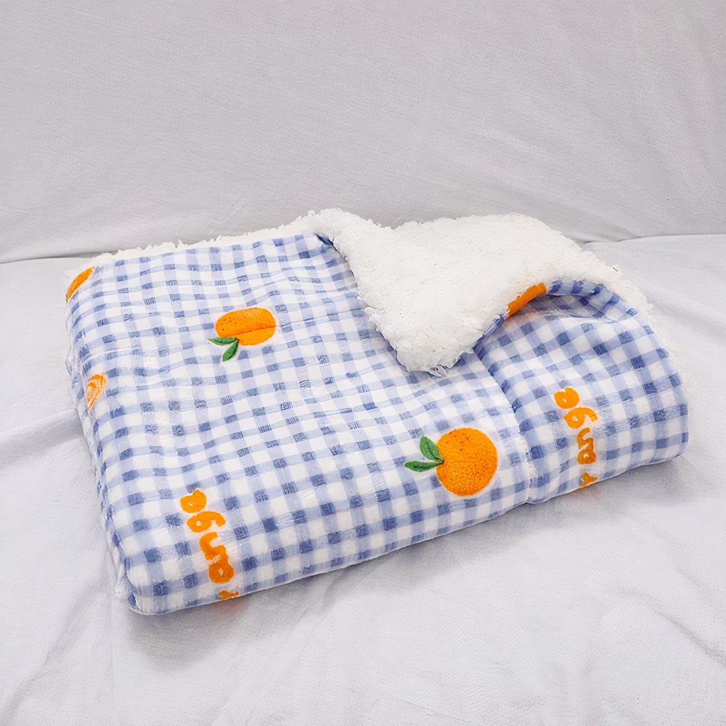 Couverture En Flanelle De Lavage Mécanique Légère Et Fine Plaids