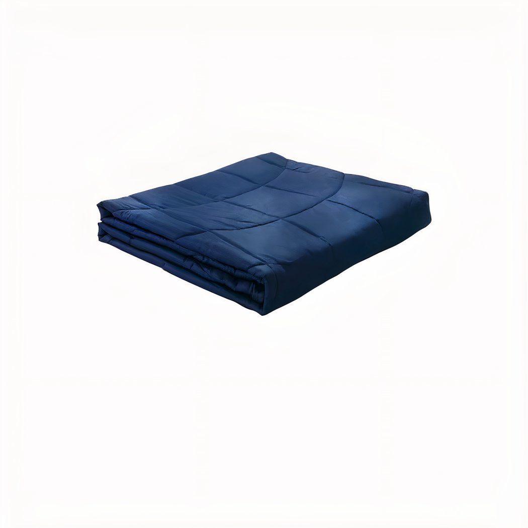 Couverture Lestée Adulte, Couverture Pondérée Couette Lestée Couette Pondérée Weighted Blanket Bleu 220x240 Cm 11 Kg Tissu