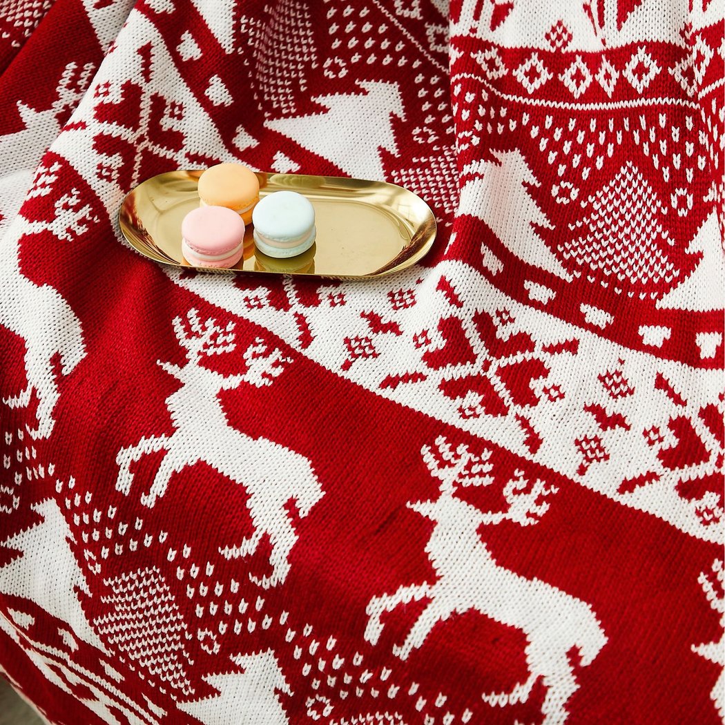 Volumoon Couverture De Noël Canapé, Couverture En Flanelle